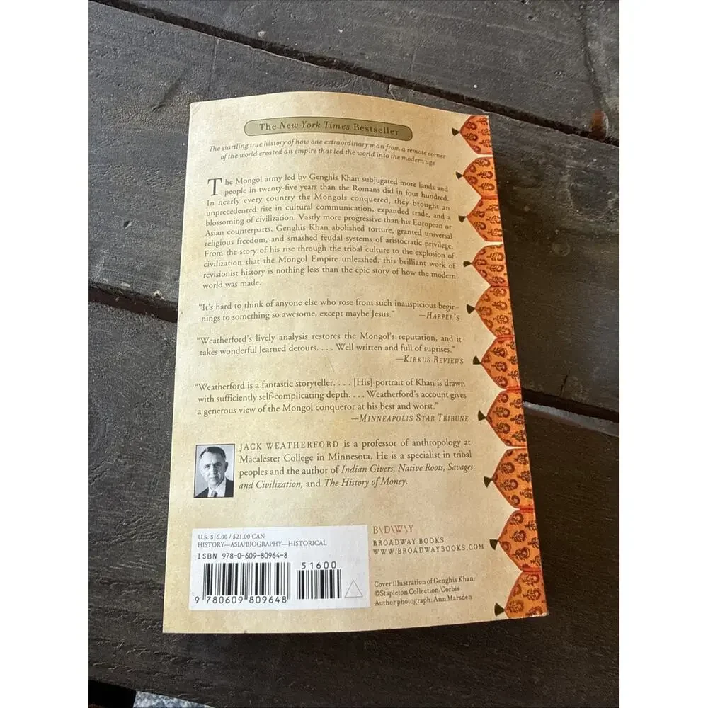 Genghis Khan and the Making of the Modern World by Weatherford, First Edition